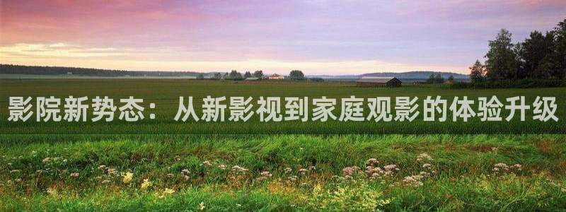 超碰97av在线：影院新势态：从新影视到家庭观影的体验升级